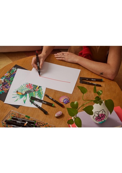 Sharpıe Akrilik Markör Yuvarlak Uç Doğa Tonları 12Lİ 2213421 fiyatları