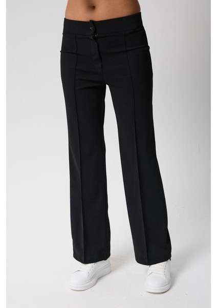 Kadın Yüksek Bel Toparlayıcı Ispanyol Paça Palazzo Pantolon fiyatları