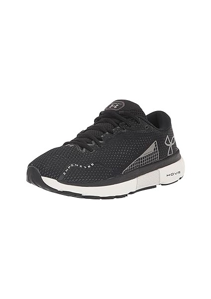 Under Armour, Spor Ayakkabı, Ua W Hovr Infinite 5, 3026550, Black/white/metallic Gun Metal, 37.5 Eu
