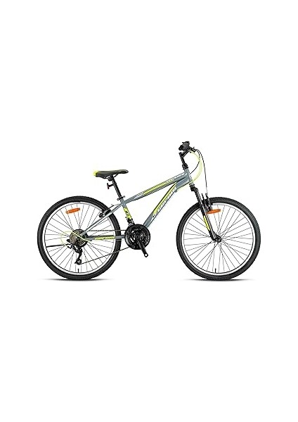 Geroni Mars Plus - 26" - Mtb - 14' - 21 Vites - V.b - Parlak Gri-Neon Sarı/gri