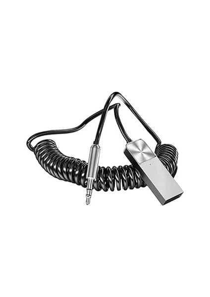 Alfalink B27 Aux Usb Wireless Bluetooth 5.1 Ses Alıcısı Araç Kiti 3.5mm Jack Dönüştürücü