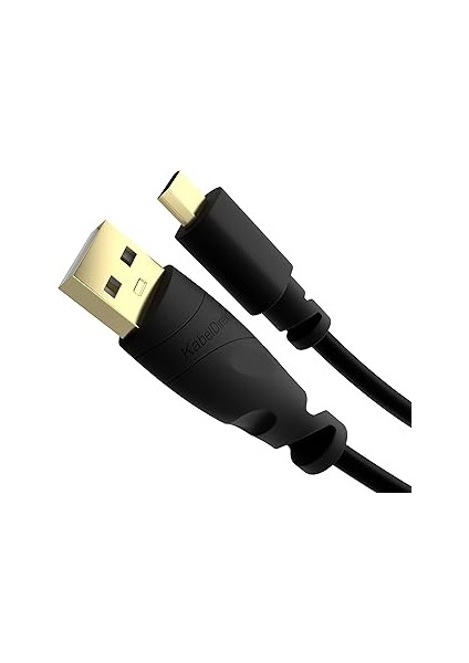 – Mikro USB Kablosu – 1,5 M (Usb 2.0, Şarj Kablosu, Veri Kablosu, Siyah)