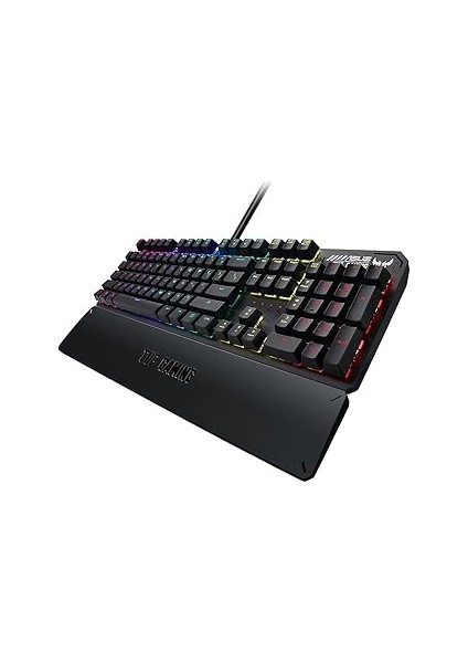 Tuf Gaming K3 Aura Sync Rgb Opti̇k Mekani̇k Türkçe Oyuncu Klavyesi̇ Bi̇lek Desteği̇ Suya ve Toza Da