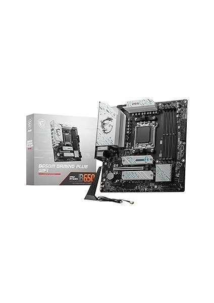 MB B650M Gaming Plus Wifi Am5 Ddr5 7200MHZ(OC) HDMI Dp M.2 Usb3.2 2.5g Lan Wi-Fi 6e Matx