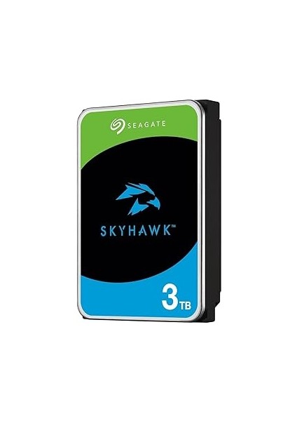 Skyhawk, 3 Tb, Dahili Sabit Disk, 3,5" Sata 6 Gb/s, 256 MB Önbellek, Dvr Nvr Gözetleme Sist