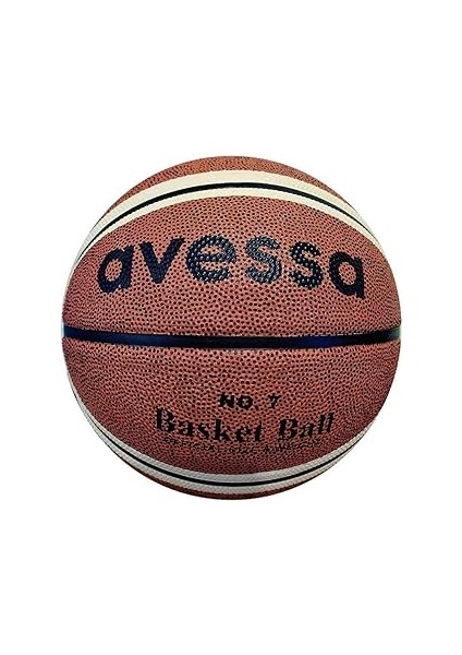Avessa Kauçuk Basketbol Topu, Profesyonel Kullanım, 7 No, Turuncu, BT-170
