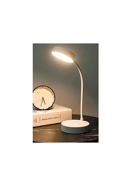 Mobee Yeni Nesil Şarjlı Masa Lambası Akrobatik Renk Seçenekli 20 Ledli Dokunmatik Flexible Lamba