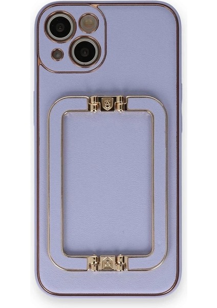 Newface iPhone 14 Kılıf Coco Elit Kapak - Lila
