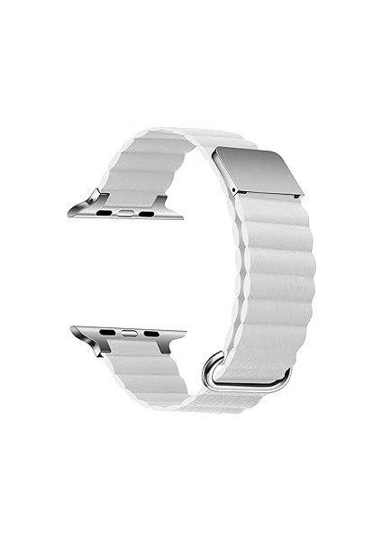 Zore ​​​apple Ile Uyumlu Watch 42MM Krd-78 Pu Deri Kordon Strap Kayış Turuncu