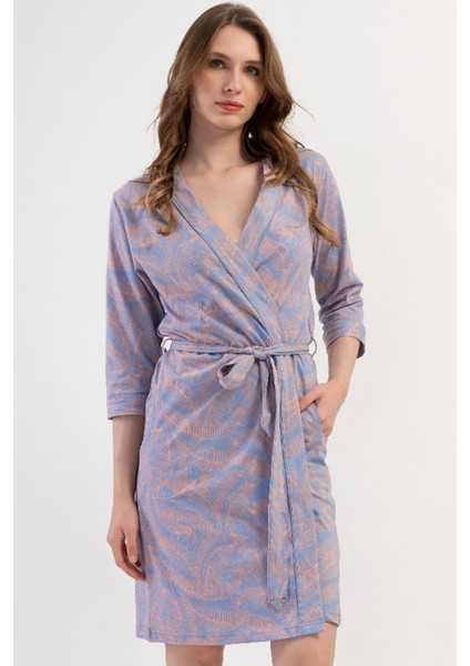 Pamuklu Kadın 3/4kol Sabahlık , 408323