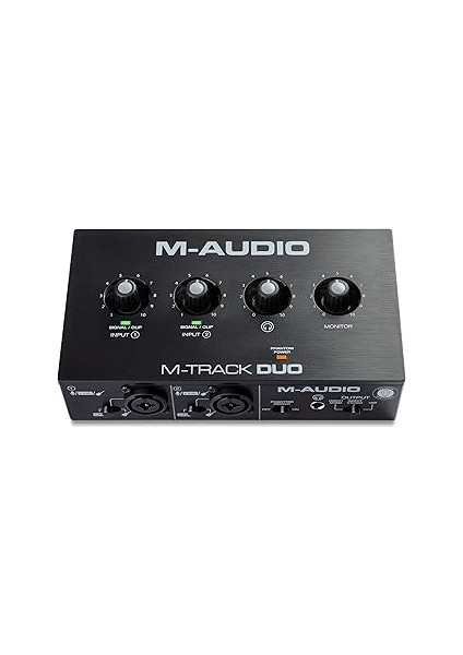 M-Audio M-Track Duo USB Audio Interface Kayıt, Stream ve Podcast Ses Arabirimi