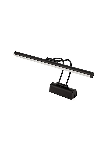 Sekatech Siyah Kasa LED Flüt Resim Aplik | 6W | 3200K Gün Işığı | 35CM | Duvar Tipi Ayna/tablo Üstü