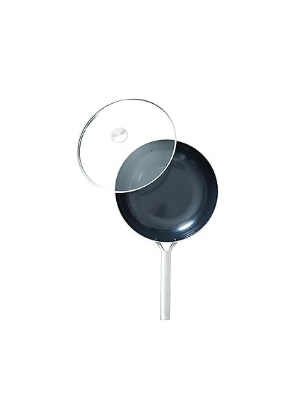 Royal Van Kempen & Begeer 28 cm Wok Fırına Girebilen Seramik Kaplama Cam Kapaklı Çelik