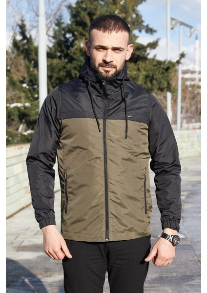 Spor Erkek Baharlık Renkli Kapüşonlu, Su Geçirmez, Astarlı, Yağmurluk, Mont fiyatları