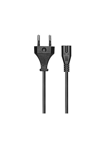 Sl-Tp2 1.5m 0.75mm Teyi̇p Fi̇şi̇ Power Kablosu - Notebook Adaptör Işıldak Power Kablo 2 Pin Ele