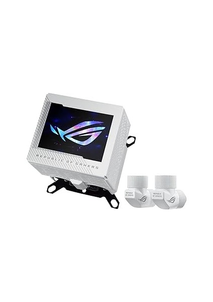 Rog Ryujin Iii Wb Cpu Su Bloğu, Tam Renkli̇ 3.5 Inç LCD EKRAN,178 Mi̇kro Soğutma Kanadi ve Bakir