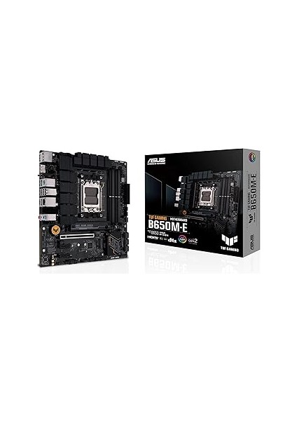 Tuf Gaming B650M-E B650 Am5 Ddr5 6400 2xdp HDMI Çift M2 Usb3.2 Aura Rgb 2.5gbit Lan Matx 1