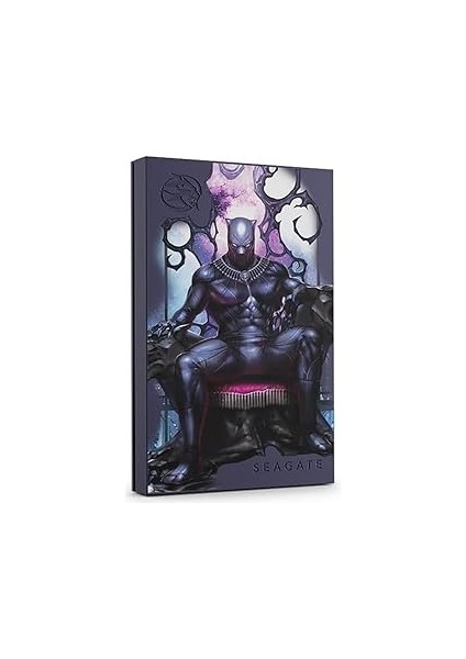 Black King Of Wakanda Se Firecuda Harici HDD - USB 3.2, Özelleştirilebilir Rgb LED