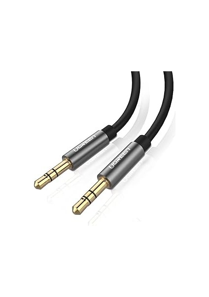 Ugreen Av119 3.5mm Aux Ses Kablosu, 2 Metre, Siyah