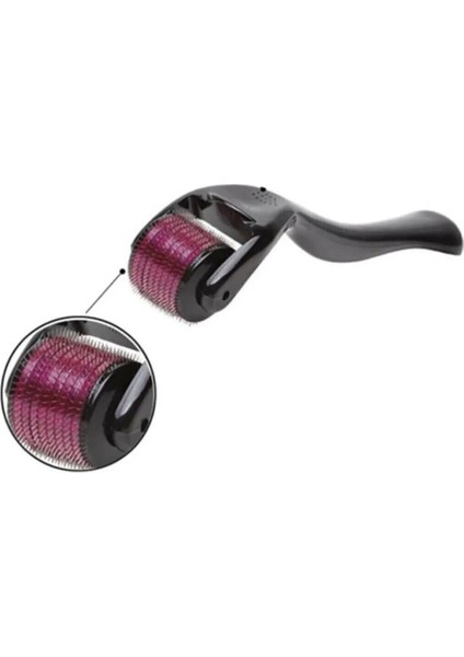 Titanyum 1.00 mm Iğneli Dermoroller, Cilt Yenileme ve Masaj Cihazı