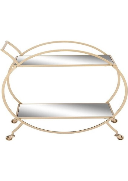 Dorka Gold Metal Servis Arabası