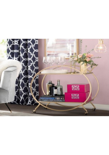 Dorka Gold Metal Servis Arabası fiyatları