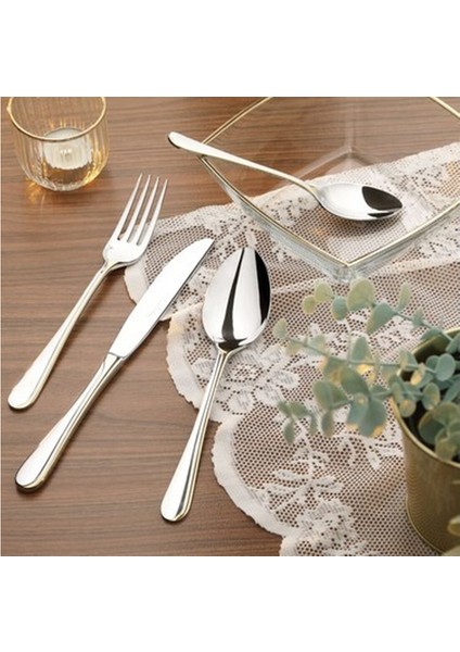 Pierre Cardin Mira Gold 84 Parça 12 Kişilik Çatal Bıçak Kaşık Seti