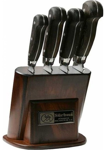 61502YM - Sürmene Yöresel Mutfak Bıçağı Seti - 4 Lü Set Diğer