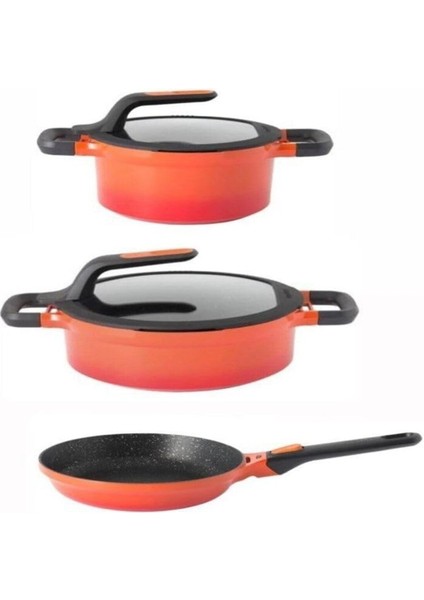 Berghoff Gem Stay-Cool Turuncu 5 Parça Set 28DRN28SIĞ28TAVA