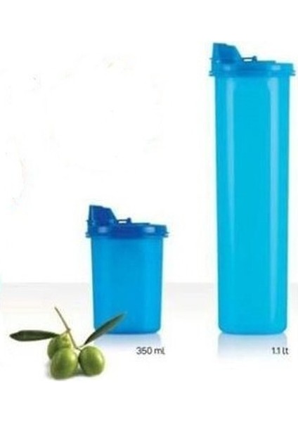 Oval Zeytinyağlık Set 2'li ( 1.1.lt ve 440 ml )