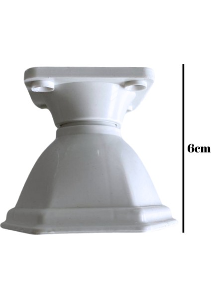 Kupa Plastik 6cm Beyaz Dolap Ayağı Masa ve Sehpa Ayağı(Beyaz)(6cm) fırsatları