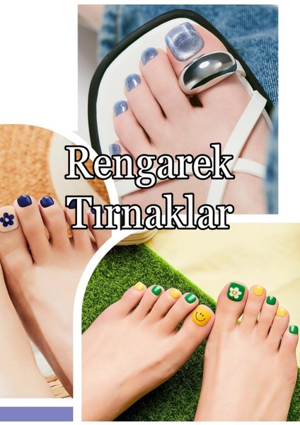 100 XSMALL Beden Adet Ayak Tırnağı Bedene Göre. Bedeninizi Bulup Sipariş Verebilirsiniz