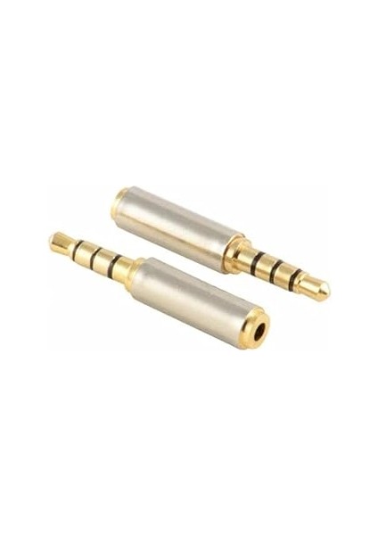 3.5 mm Erkek 2.5 mm Dişi 3 Boğum 4 Kutup 3.5mm To 2.5mm Stereo Çevi