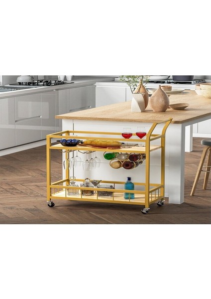 Remi Gold Metal Servis Arabası fiyatları