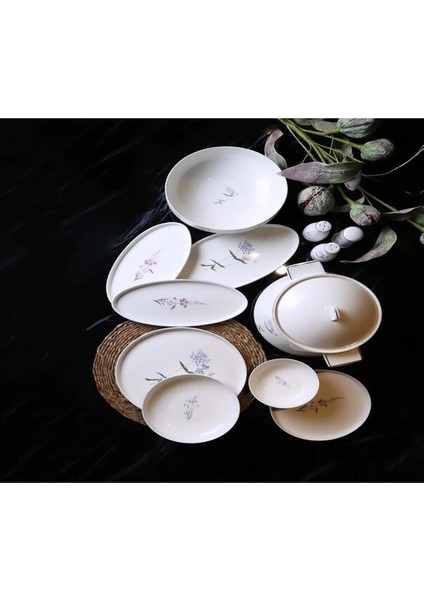 DSN041 Flora 60 Parça Porselen Yemek Takımı fiyatları