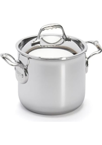 Kızartma Tenceresi Kapaklı, Paslanmaz Çelik, Gümüş, Paslanmaz Çelik, Gümüş, 27.9 x 20.1 x 10.9 cm