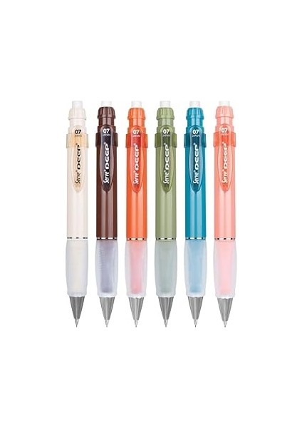 Deep Mekanik Kurşun Kalem, Toprak Tonları, 0.7 Mm, 6'lı Kutu