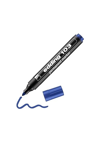 Edding 103 Permanent Markör Mavi