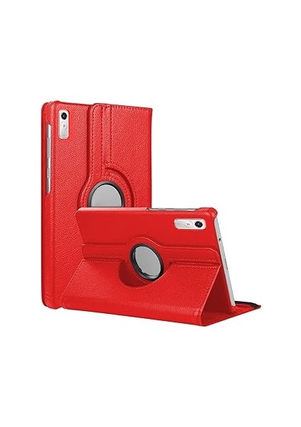 Microsonic Tab P11 Pro 2.nesil Kılıf (ZAB50094TR) 360 Rotating Stand Deri [tab P11 Pro