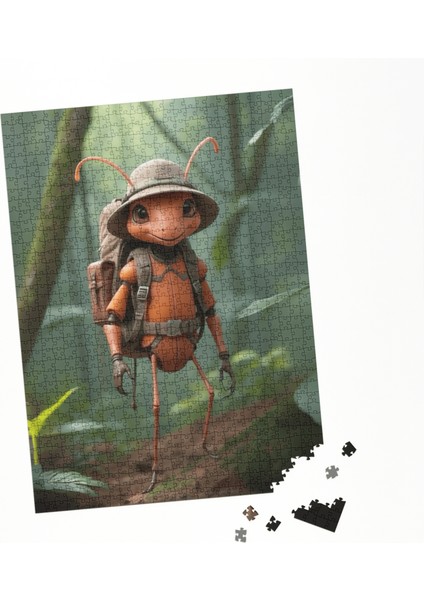 100 Parça Puzzle Çift Tasarım Tek Kutu Sevimli Orman Hayvanları indirimleri
