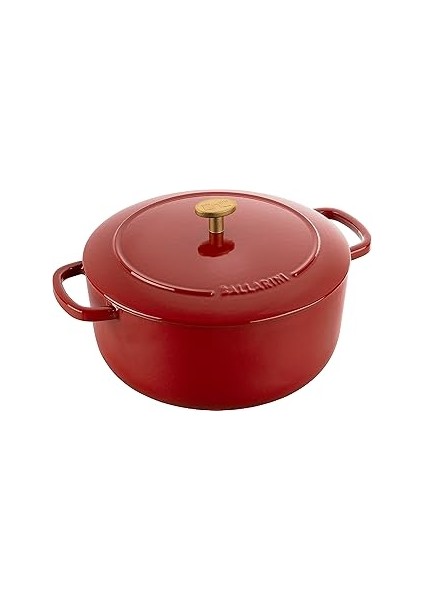 Ballarini Bellamonte Fırın Tenceresi, Kızartma Tenceresi, Dutch Oven, Emaye Dökme Demir, Yuvarlak,