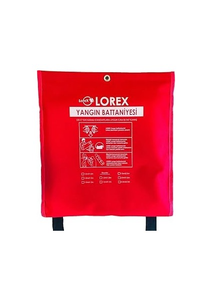 3mk Lorex LR-FB2015C Yangın Battaniyesi - 200CM x 150CM