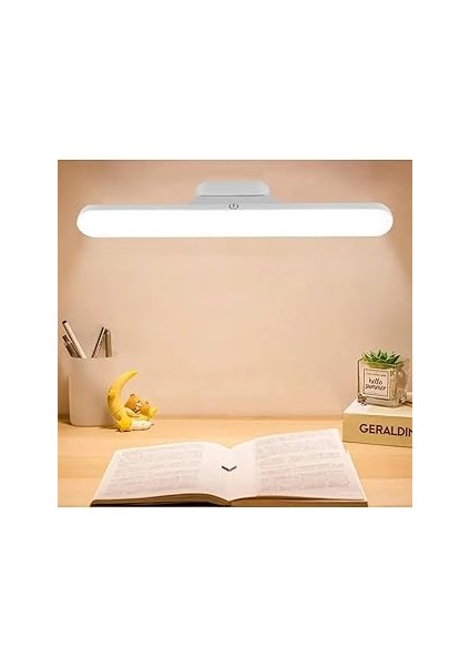 Eduleds Şarjlı LED Işık Mıknatıslı Taşınabilir Makyaj Ayna Lambası Dokunmatik 3 Renk Ayarlanabilir,