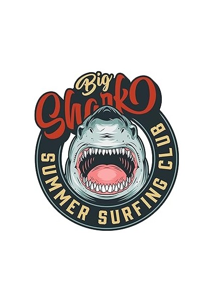 Quart Aksesuar Off Road Camping Adventure Kamp Shark Köpek Balığı Off Road Sticker 10 x 9 cm
