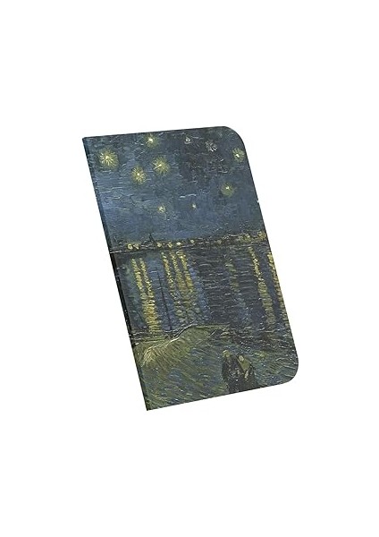 Retronote Starry Night Over The Rhone, Van Gogh 1888, A4 Defter Ii, Çizgisiz, Toplam 64 Sayfa, Tel