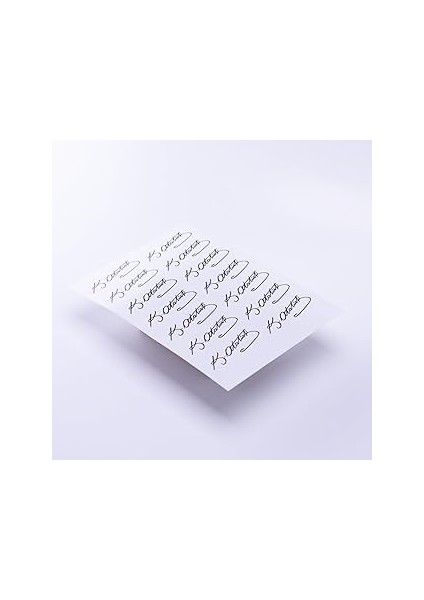 Bimotif Kemal Atatürk Imza Temalı Sticker, A5 2 Adet
