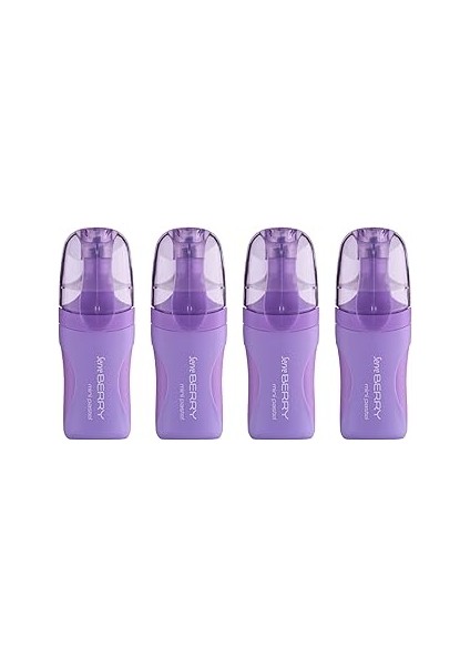 Berry Mini Fosforlu Kalem Pastel Lavanta 4lu Set