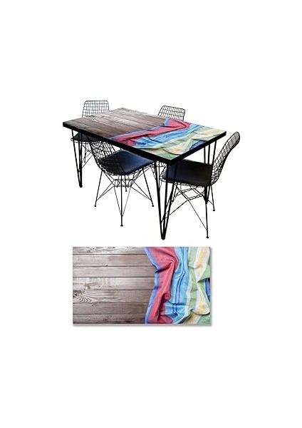 Stickerart Masa Kaplama Folyosu Mobilya Masa Kaplama Folyoları Ahşap Örtü