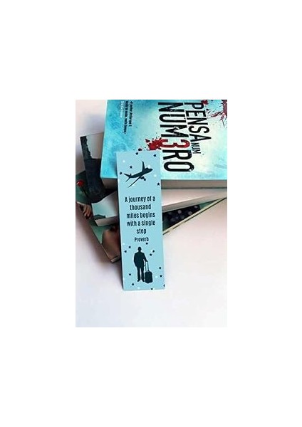 Casalinghi Ingilizce Kitap Ayracı English Bookmark (C1) A Journey Of A Thousand Miles Begins With A