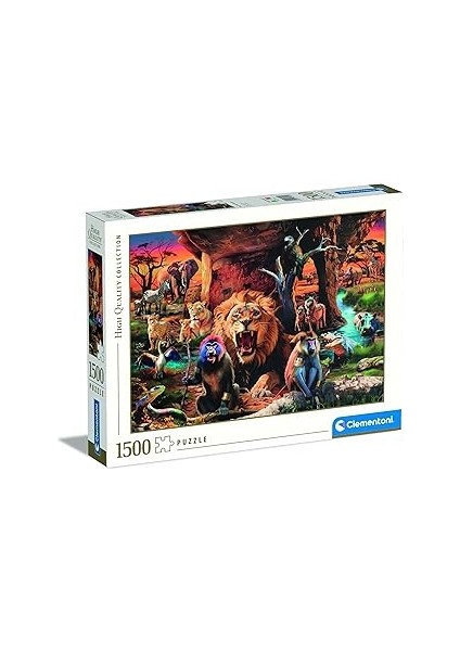 1500 Parça Yüksek Kaliteli Koleksiyon Puzzle The Tribal Society